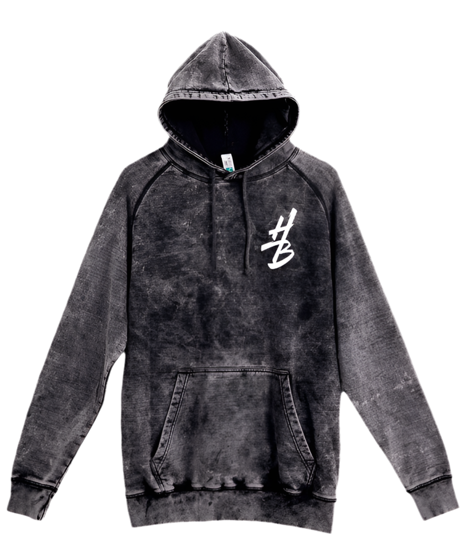 Black Cloud Raglan Hoodie (Unisex)