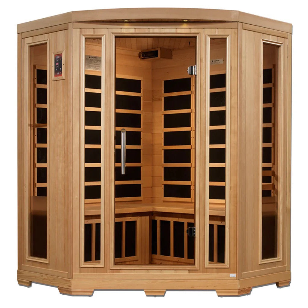 PRO 6- THREE PERSON CORNER INFRARED SAUNA