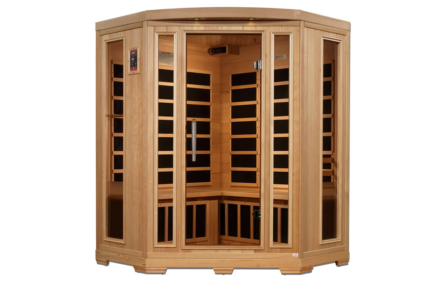 PRO 6- THREE PERSON CORNER INFRARED SAUNA