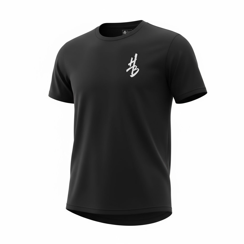 Curved Hem Logo Tee (Unisex)